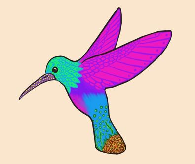 Colorful Hummingbird Workshop