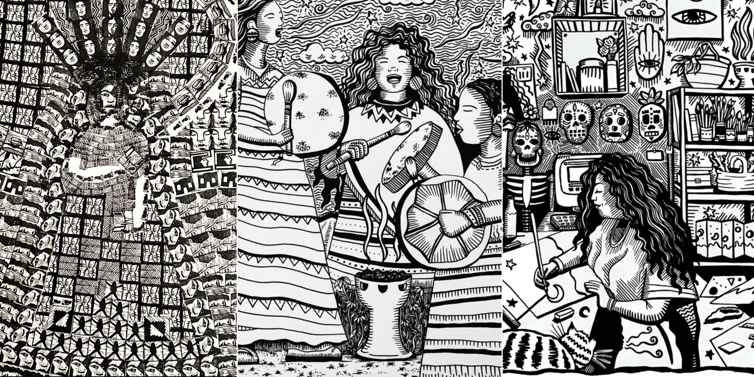 Palimpsests + Memories: The Student to The Teacher Art Exhibit